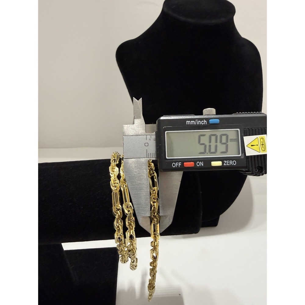 milano bracelet 14k gold filled 10 inch 5mm lobster clasp - Picture 2 of 7